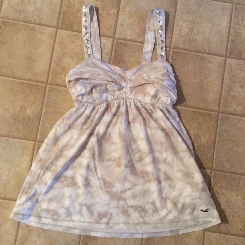 Tank top with beading, Hollister